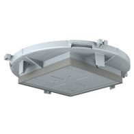Kaiser 1281-69 ,HaloX® 100 capacul frontal ,diametru de montaj 75x75 mm pentru beton aparent ,succesor la 1290-93