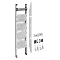 Camp multimedia pentru tablouri Hager Sistem  , 1050 mm, lățime 250 mm complet cu accesori inclusiv prize , UF31NW