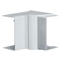 Colț interior reglabil fara halogen ignifug pentru cablu canal Hager LF/LFH 60x90mm gri deschis RAL7035 ,Hager LFF6009047035