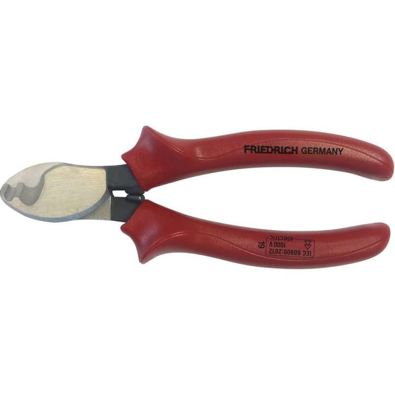 Foarfec taiat cablu cu dublă zona de taiere, Comfort-Grip, roșu, 1000 V