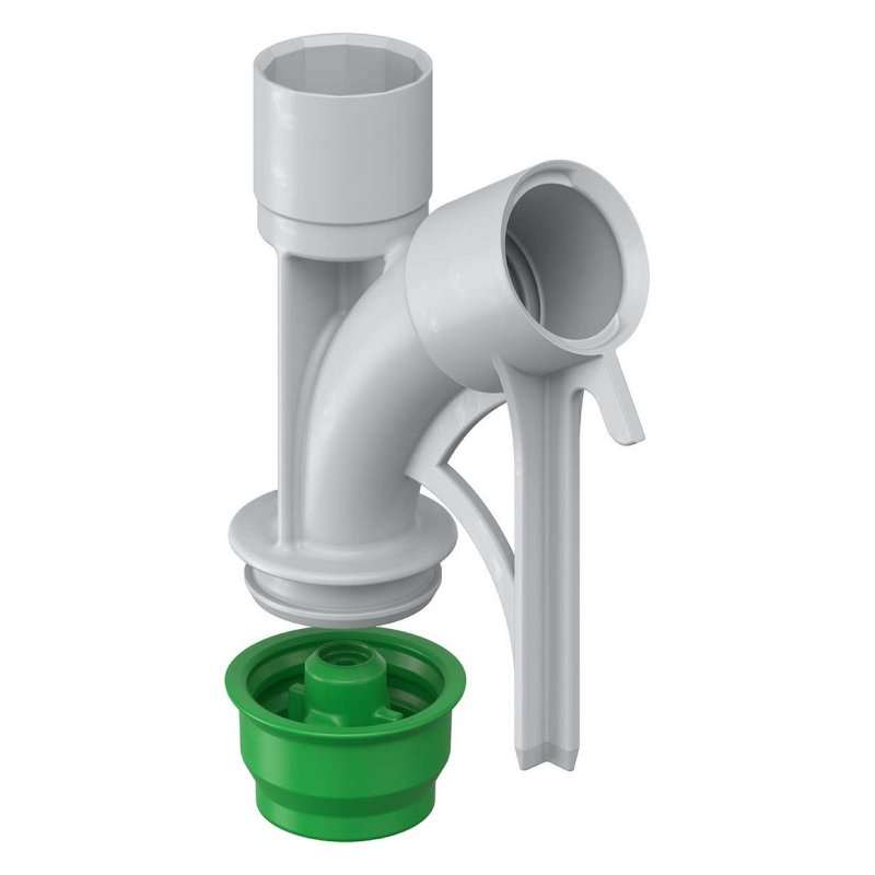 Cot instalatii in beton pt perete și tavan 30° din 3 părți NG16,PG13.5,NG20, Kaiser 1202-04