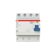 Diferențial trifazat ABB Flexline seria FX204 tip A de 40A cu 4 poli, 30mA de 10kA cu prindere dubla si semnalizare contact