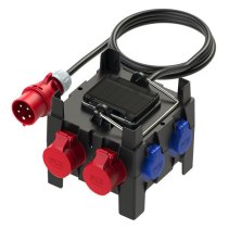 Tablou electric mobil cu diferential si siguranta tip A  2xCEE 5x16 5x prize 2m cablu