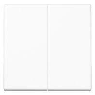 Jung A595WW,Capă dublă pentru intreruptoare si taste duble alb alpin