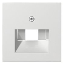 Capac pentru priza de date RJ45 GIRA System 55 E22 alb pur lucios , Gira 027003