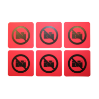 Etichete de Sigilare Reutilizabile pentru Camere – Material de Siguranță Special, Personalizabile