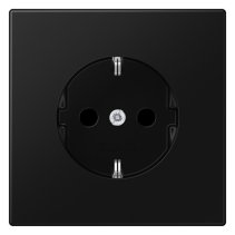 Priză Jung simpla neagra mat 16A 250V, Jung  LS1520SWM , seria LS