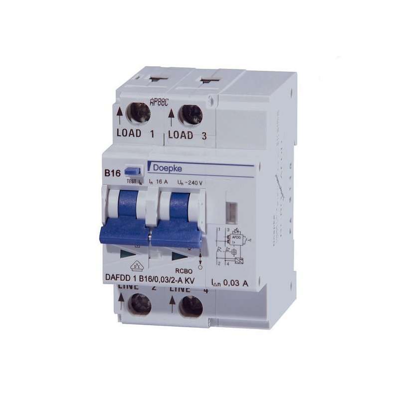 AFDD DOEPKE 1+N pol , Tip A ,B10A 30mA protecție împotriva incendiilor