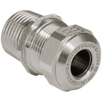 Kaiser EX1126.3/4NPT.180 ,Presetupă Ex Compact din alamă NPT 3/4 ,Ex d IIC / Ex e II Cablu Ø 12.5-18.0 mm ,