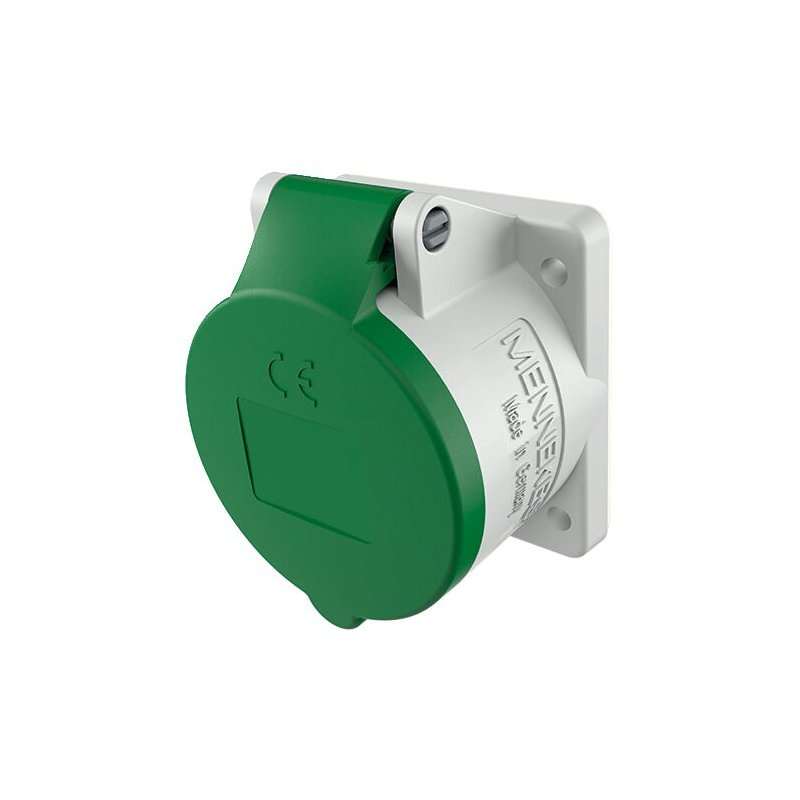 Mennekes 1434 ,Priza modulara CEE pentru montajul in carcase sau canale , 16A 4 poli 10h- 50-500V , IP44