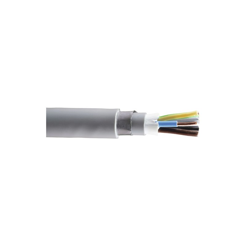 Cablu electric cu întârziere mărită la propagarea flăcărilor trifazat aramt CYABY-F 5x16 din cupru 0,6/1 kV