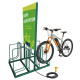 Stație încărcare biciclete electrice Charge4Bike cu 4 x Schuko IP44 si suport 4 biciclete