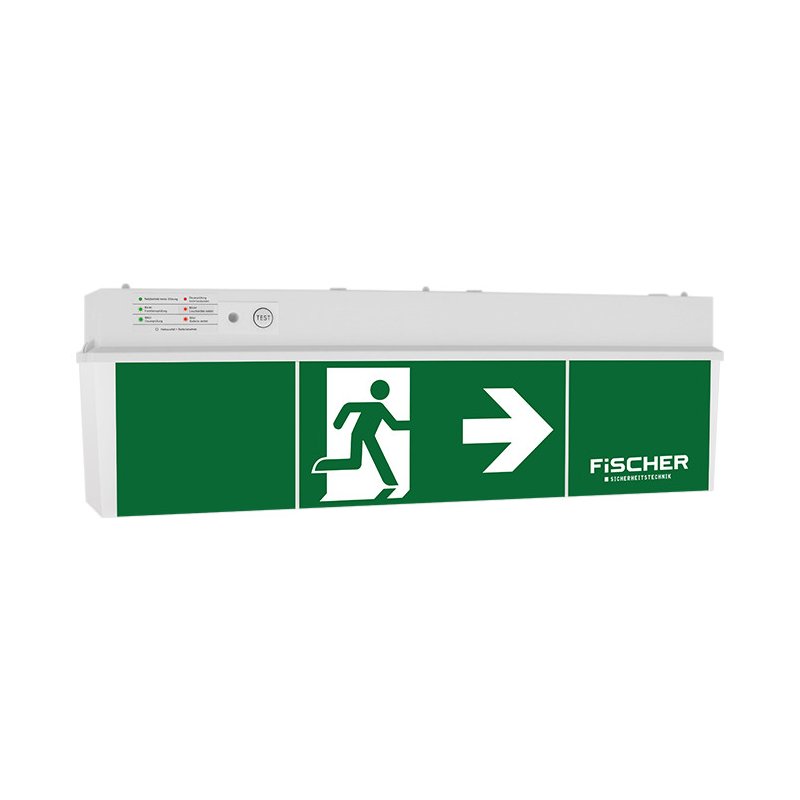 Lampa ieșire de urgență LED Fischer ULU383AT2.V4, autonomie 3/8h