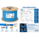 Cablu rețea EGU CAT 8 S/FTP 2000 MHz 40 Gbit/s tambur 500m