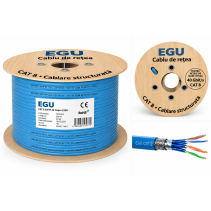 Secțiune cablu EGU CAT 8 S/FTP AWG23 cupru masiv 40 Gbit/s