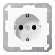 Priză SCHUKO 16A UP 250V alb alpin lucios JUNG A1520WW
