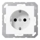 Priză SCHUKO 16A UP 250V alb alpin lucios JUNG A1520WW