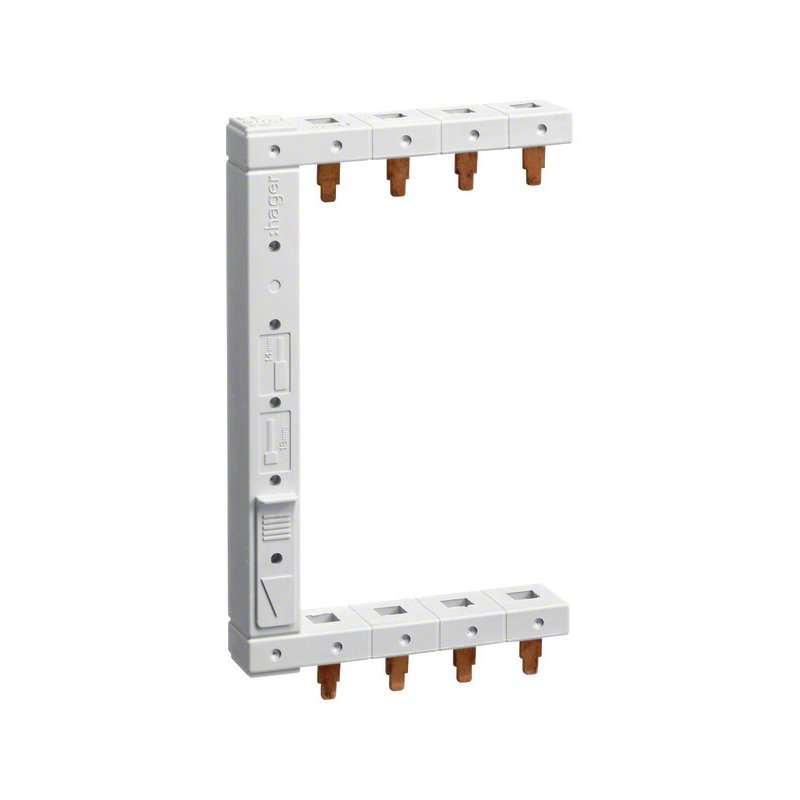 Hager KCF663L Bara de fază 3 poli+N 2 rânduri stânga verticală