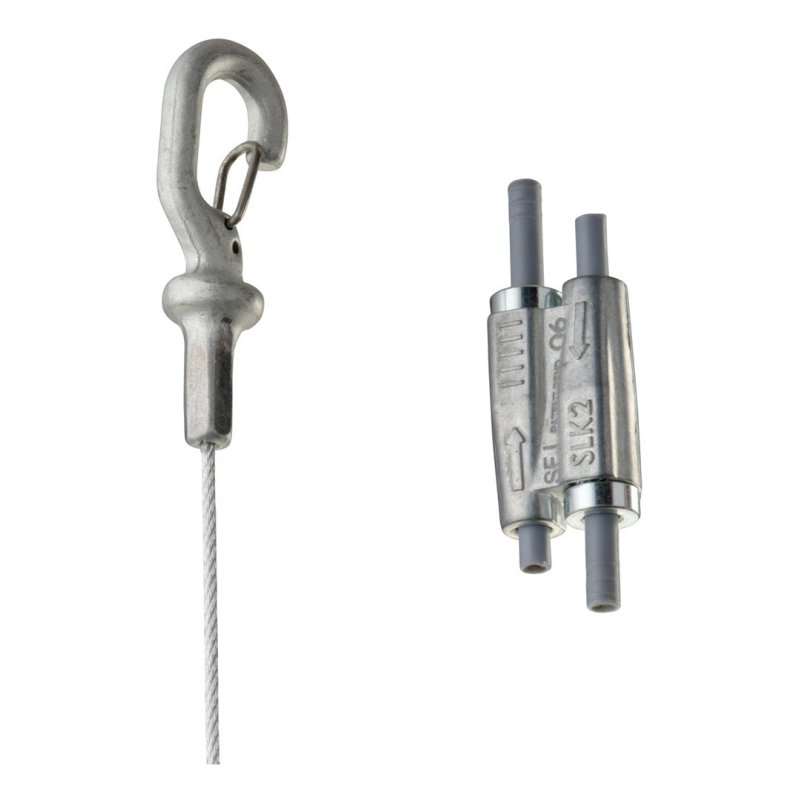 nVent CADDY Speed Link SLK cu cârlig , cablu de oțel de 2 mm, lungime 2 m