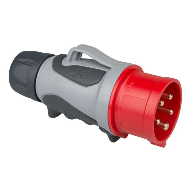 Ștecher CEE  16A 5p 6h  GRIP TT