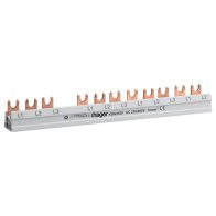 Hager KDN363F  Bara colectoare 3P furcă 10mm² 63A 12M