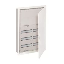 Tablou distribuție ABB U52K, încastrat, 72 module  , cu toc de acoperire, ușă si cleme N/PE ,Clasa 2