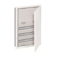 Tablou distribuție ABB U52K, încastrat, 72 module  , cu toc de acoperire, ușă si cleme N/PE ,Clasa 2