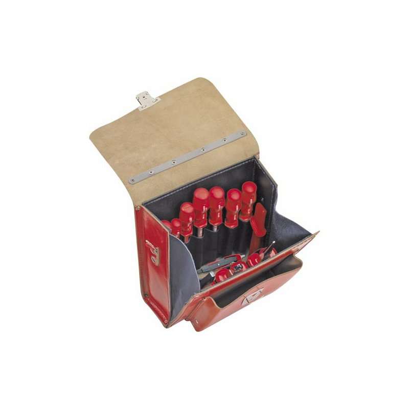 Trusa de scule  din piele VDE „ERGO”, 12 buc.