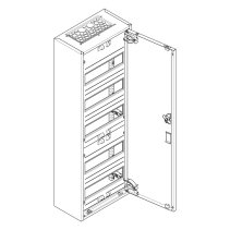 Tablou aparent ABN MK15 adâncime 160 mm, IP 43, clasa de izolație II,60TE  ,complet