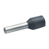 Pini/Ferule  1,5 mm² galvanizat izolat. negru cositorit 8mm  100buc.