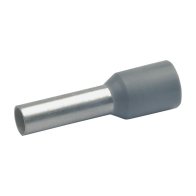 Pini/Ferule 4 mm² galvanizat izolat. gri cositorit 17mm  100buc.