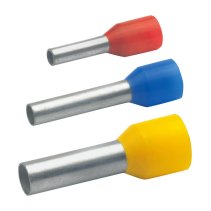 Pini/Ferule 25 mm² galvanizat izolat. albastru 30mm  50buc.