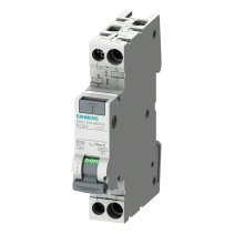Siemens Compact întreruptor diferențial RCBO tip A 6kA  16A B  30mA