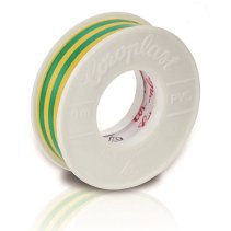 Bandă izolatoare verde/galben 0,15mmx15mmx10m