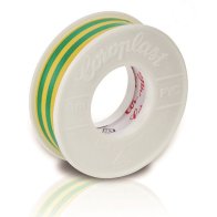 Bandă izolatoare verde/galben 0,15mmx15mmx10m