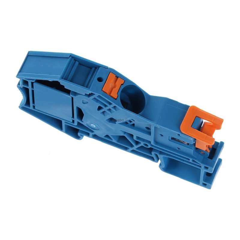 Terminal de instalare, bară colectoare Push-in/N albastră. I:76A U:1000V