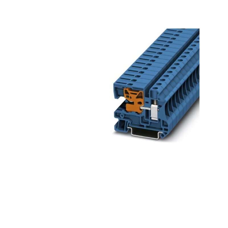 UTN10 Borna N de deconectare 10qmm conexiune cu șurub albastru