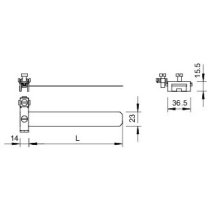 OBO 5057515 Clema de echipotentializare 17,2-48 mm oțel inoxidabil V2A