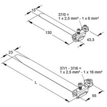 Kleinhuis Clema de echipotentializare 17,5-48mm longitudinal