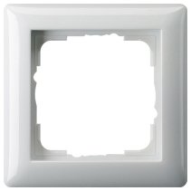 Gira 021103 Rama  1x standard 55 alb pur lucios