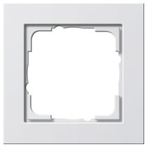 Gira 021129 Rama  1x E2 alb pur lucios