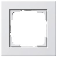 Gira 021129 Rama  1x E2 alb pur lucios