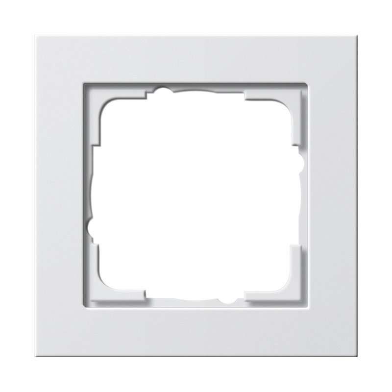 Gira 021129 Rama  1x E2 alb pur lucios