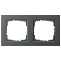 Gira 021223 Rama  2x E2  antracit