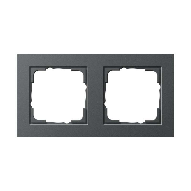 Gira 021223 Rama  2x E2  antracit