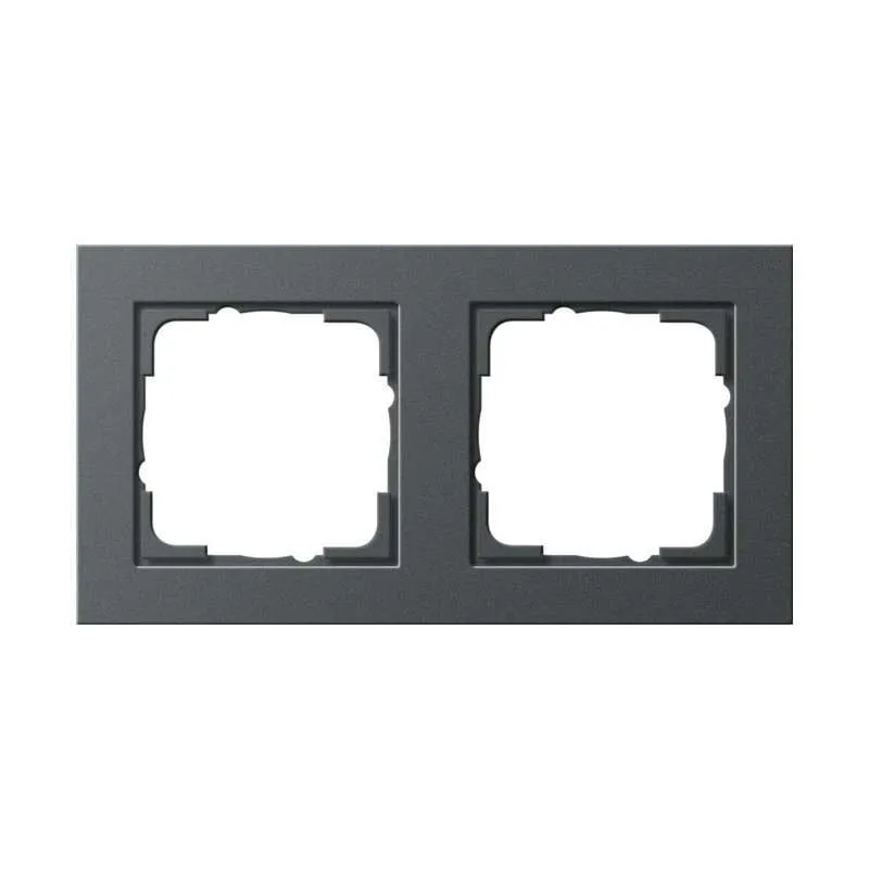Gira 021223 Rama 2x E2 antracit