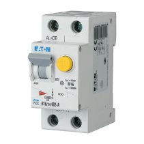 EATON întreruptor diferențial RCBO B16 Tip A  30mA  10kA 1+N