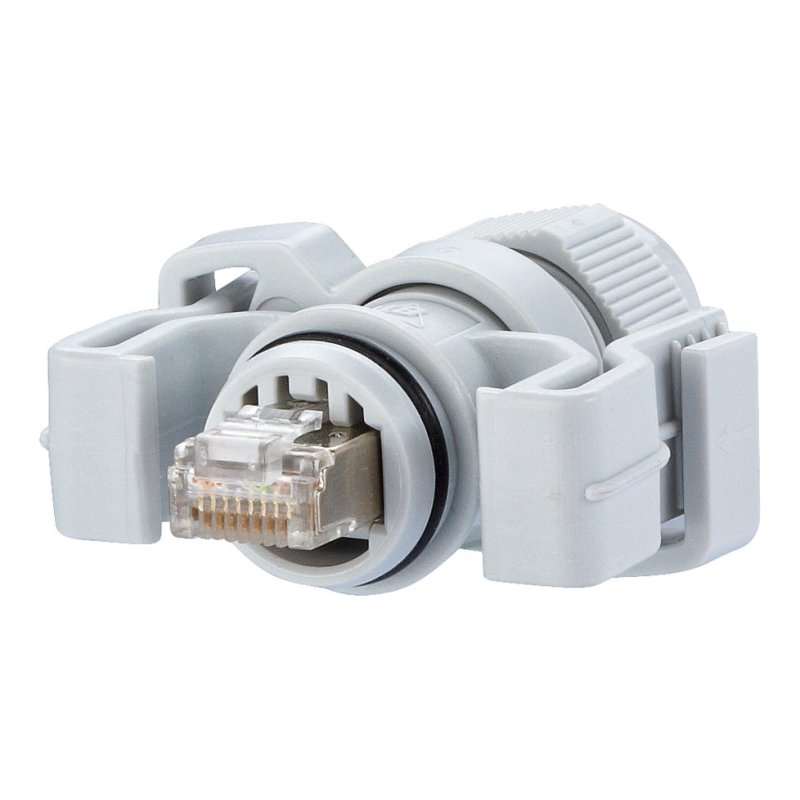Stecher RJ45 IP67 cu 8 pini cu clemă de blocare