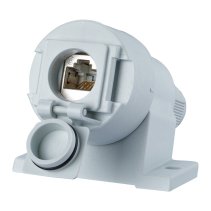 Modul RJ45 E-DAT Industry IP67 V6 AP 1P Cat.6 A C6A RAL7035