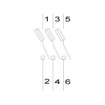 Separator de sarcina 3pol. Mersen  D0 minized  max.63A